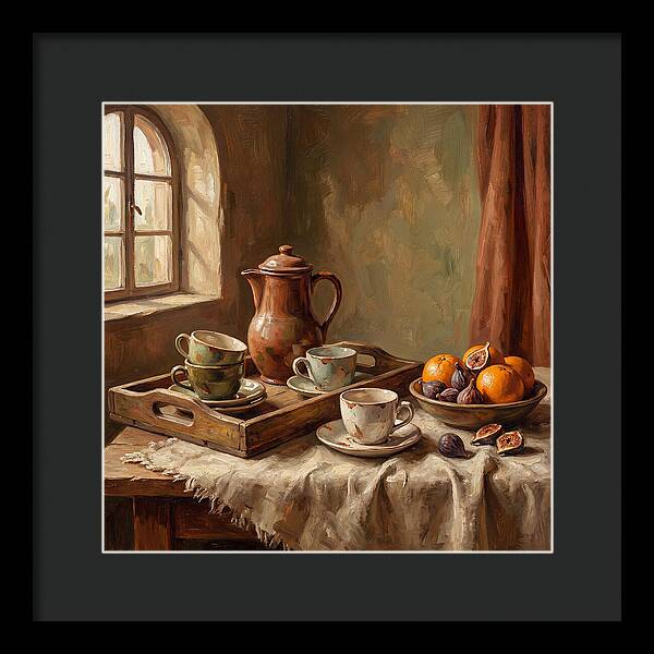 Mediterranean Coffee Still Life