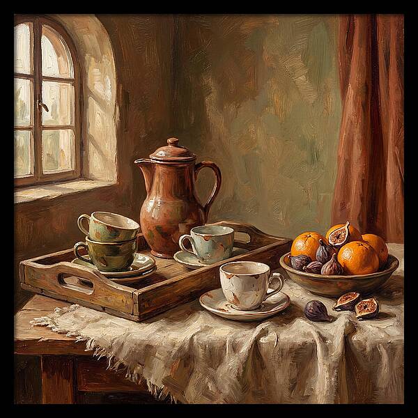Mediterranean Coffee Still Life