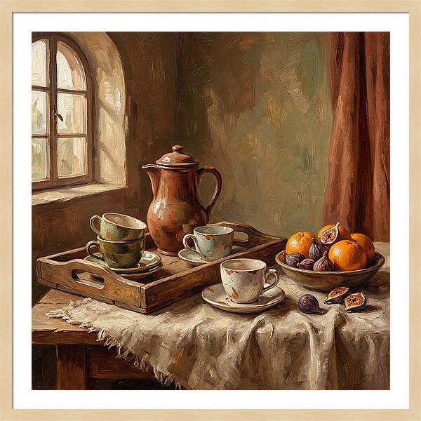 Mediterranean Coffee Still Life