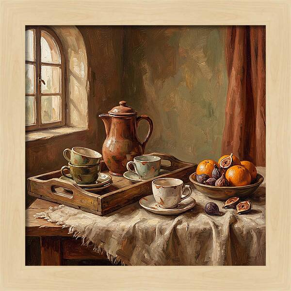 Mediterranean Coffee Still Life