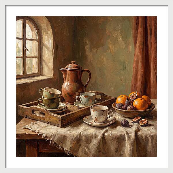 Mediterranean Coffee Still Life