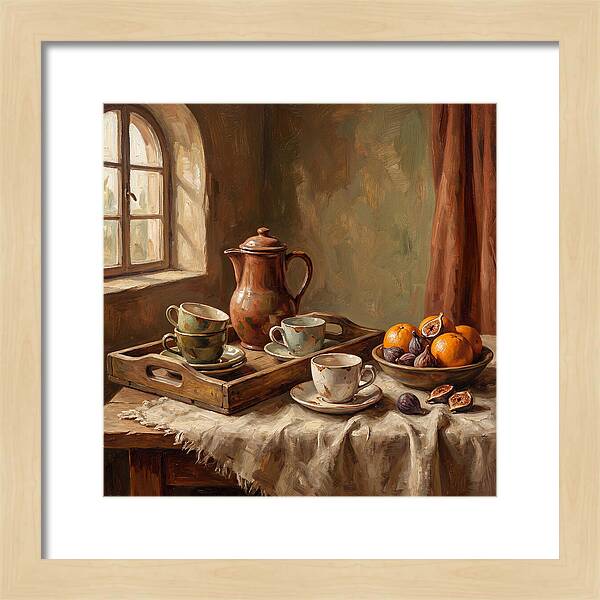 Mediterranean Coffee Still Life