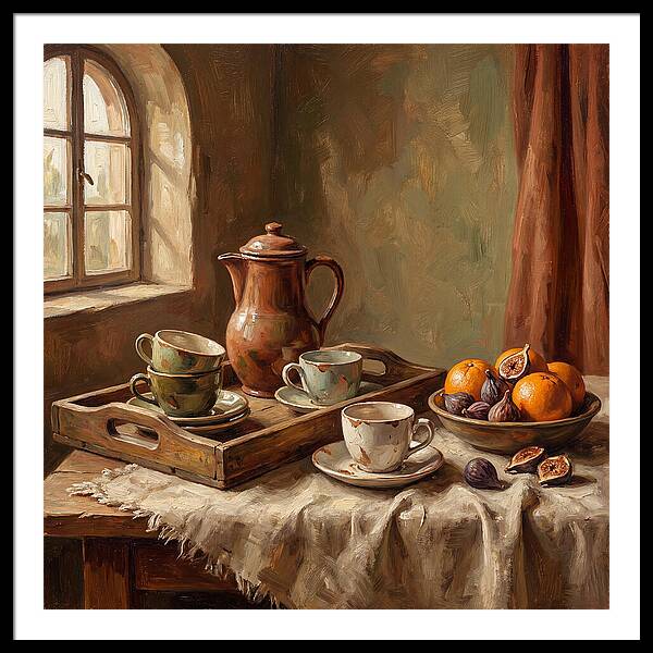 Mediterranean Coffee Still Life
