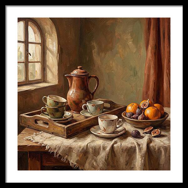Mediterranean Coffee Still Life