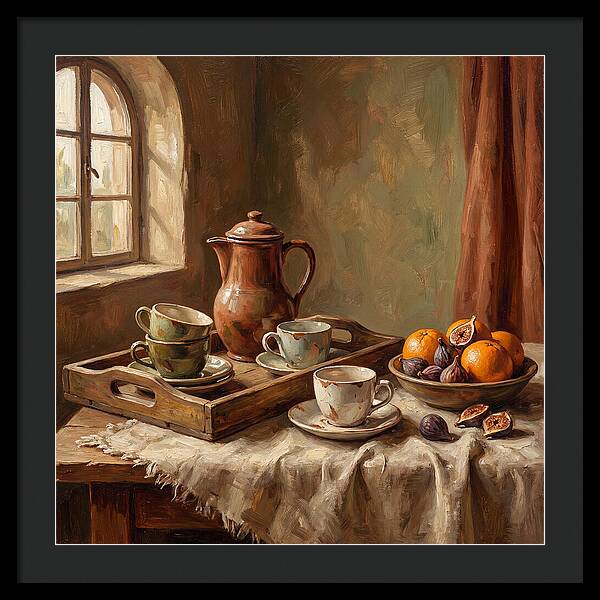 Mediterranean Coffee Still Life