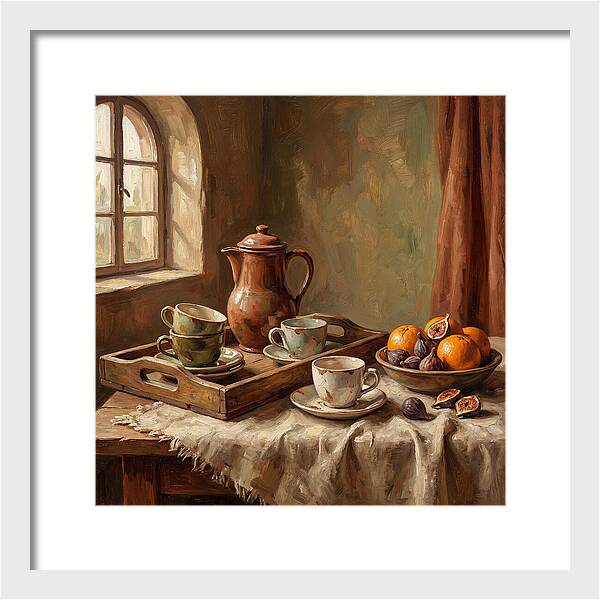 Mediterranean Coffee Still Life