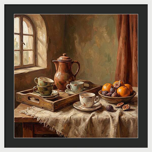 Mediterranean Coffee Still Life