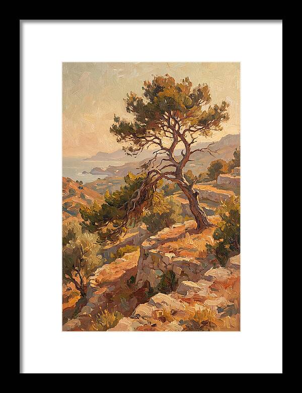 Mediterranean Conifer Serenity