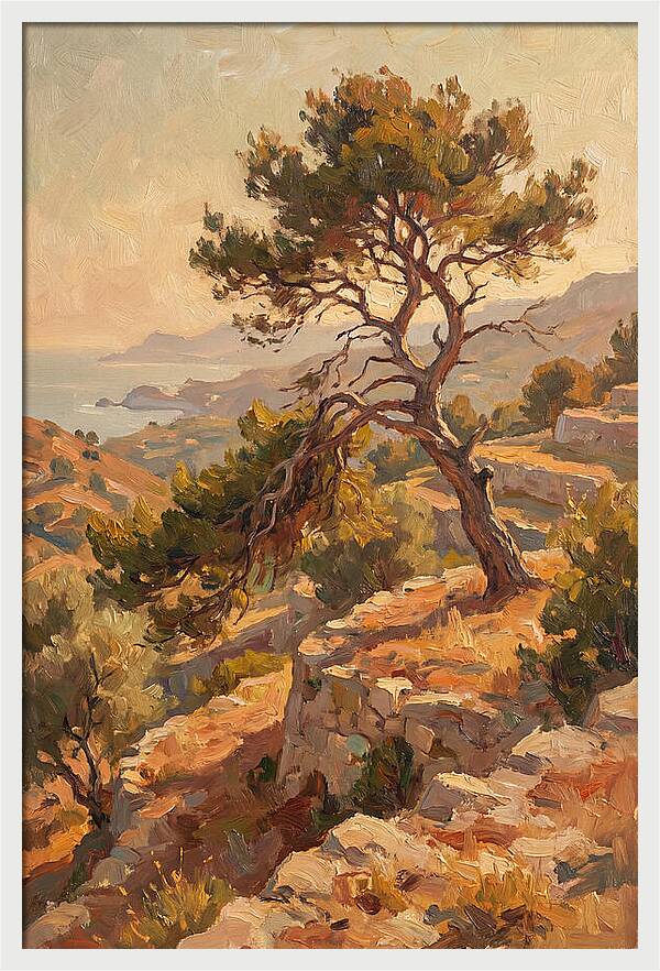 Mediterranean Conifer Serenity