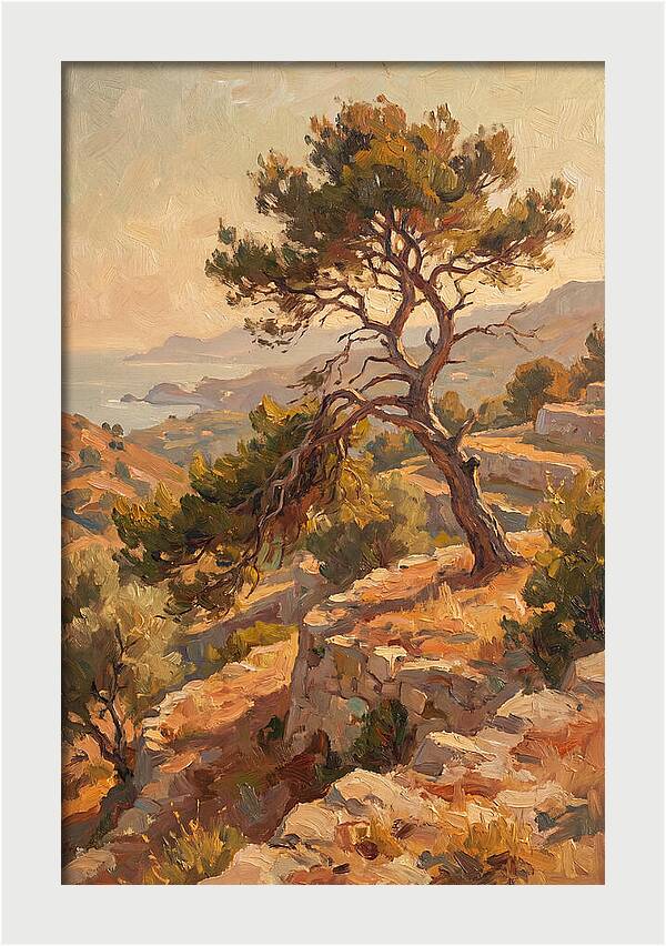 Mediterranean Conifer Serenity