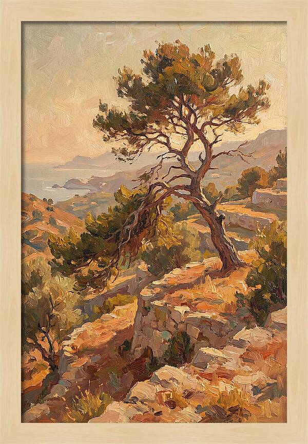 Mediterranean Conifer Serenity