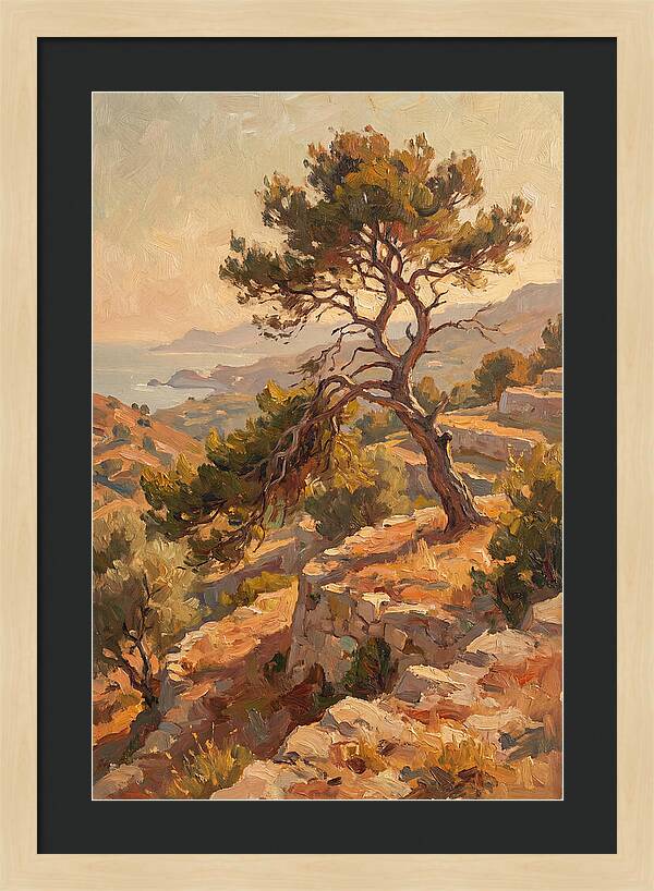 Mediterranean Conifer Serenity