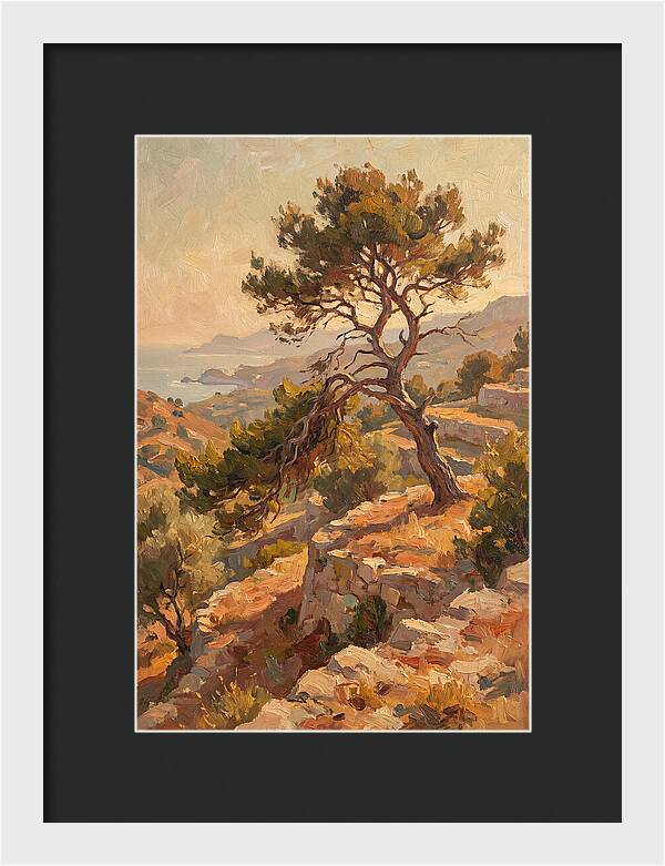 Mediterranean Conifer Serenity