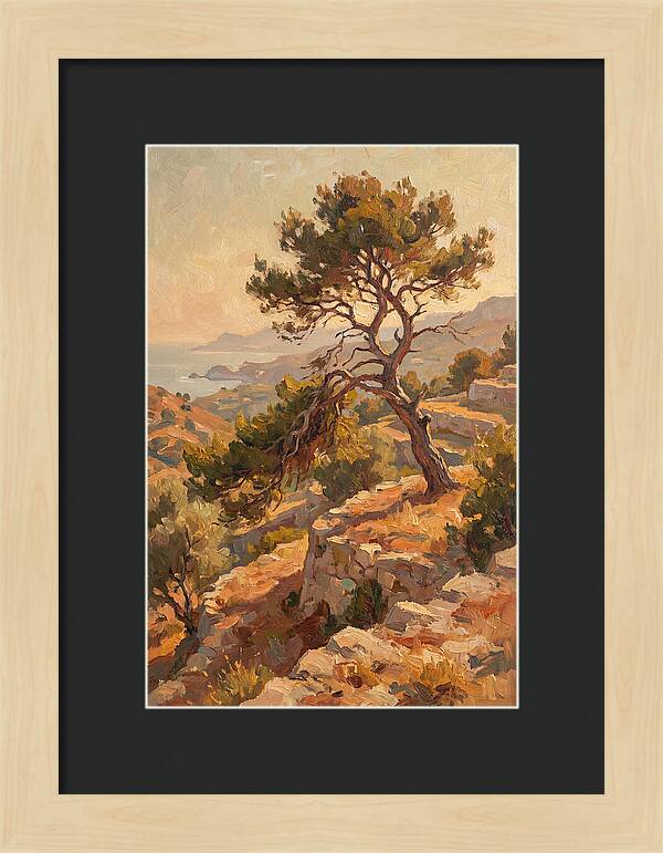 Mediterranean Conifer Serenity