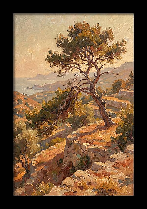 Mediterranean Conifer Serenity
