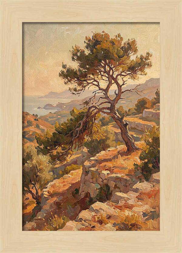 Mediterranean Conifer Serenity