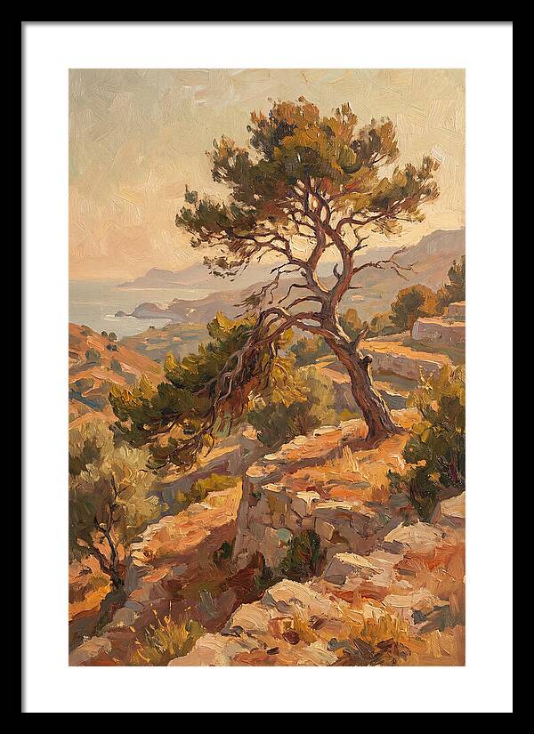 Mediterranean Conifer Serenity