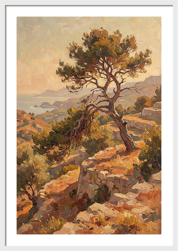 Mediterranean Conifer Serenity
