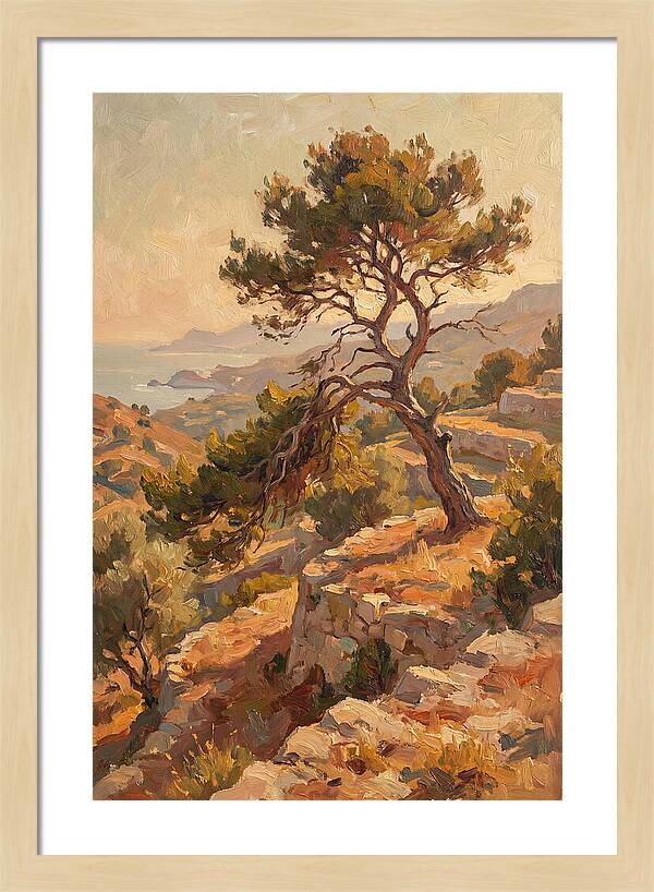 Mediterranean Conifer Serenity