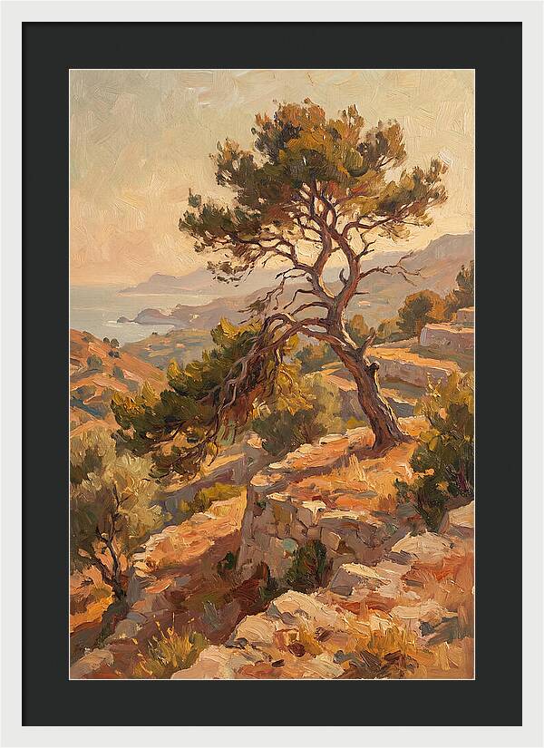 Mediterranean Conifer Serenity
