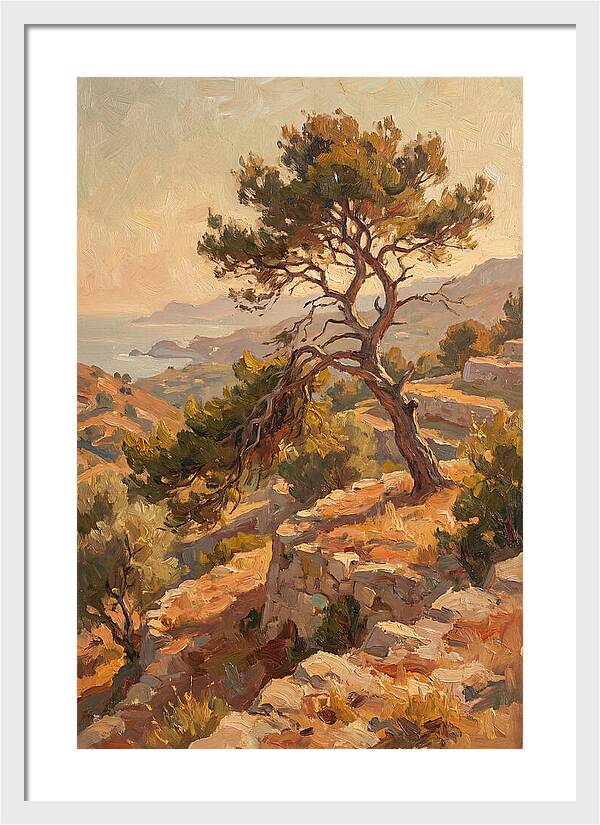 Mediterranean Conifer Serenity