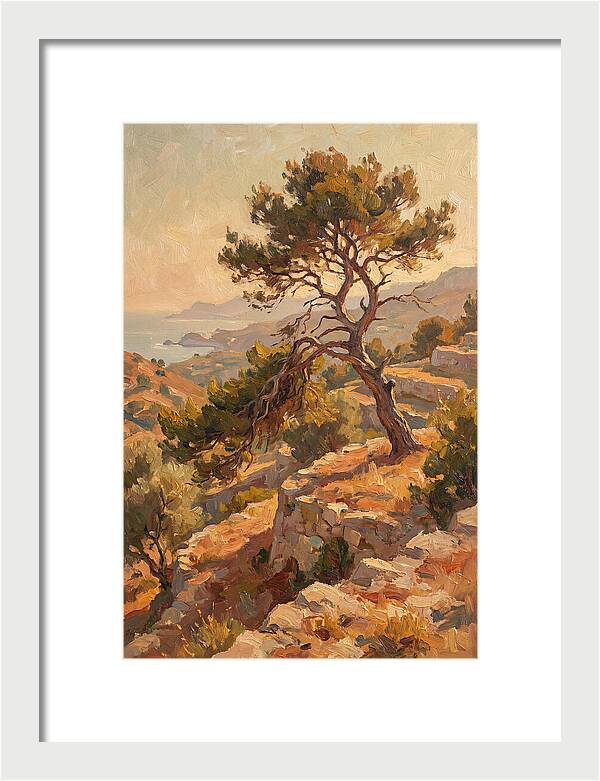 Mediterranean Conifer Serenity