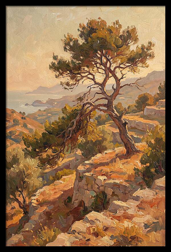 Mediterranean Conifer Serenity