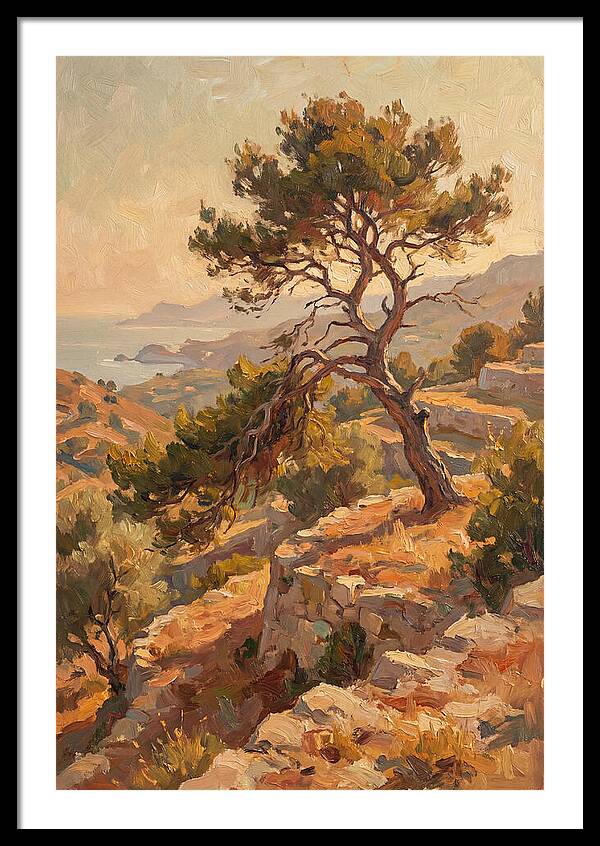 Mediterranean Conifer Serenity