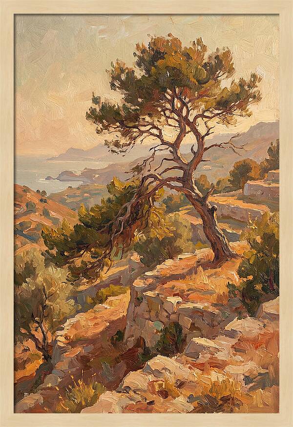 Mediterranean Conifer Serenity