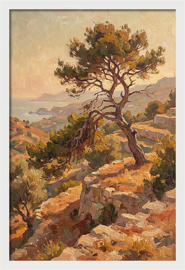 Mediterranean Conifer Serenity