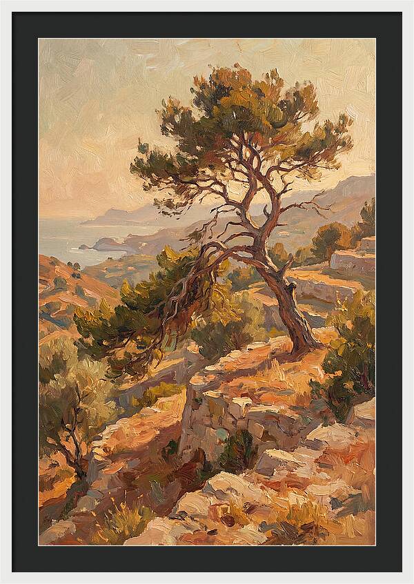 Mediterranean Conifer Serenity
