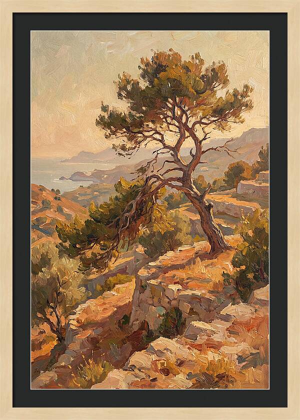 Mediterranean Conifer Serenity