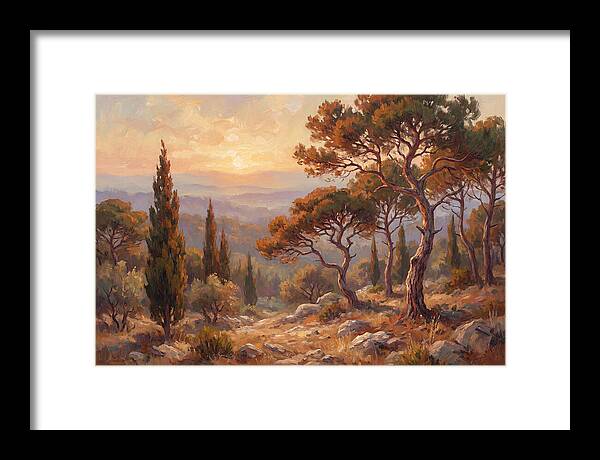 Mediterranean Coniferous Forest Sunset