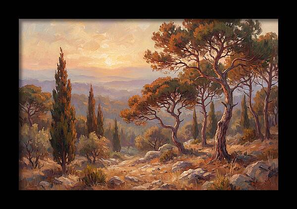 Mediterranean Coniferous Forest Sunset