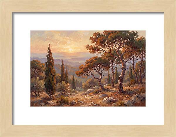 Mediterranean Coniferous Forest Sunset