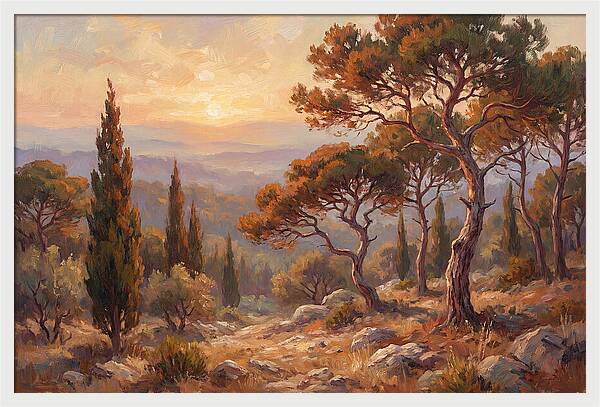 Mediterranean Coniferous Forest Sunset