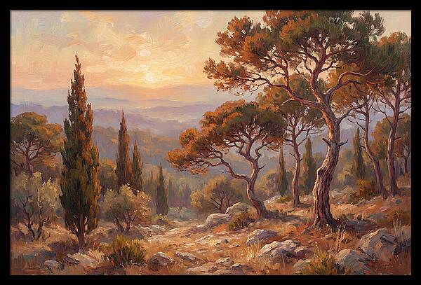 Mediterranean Coniferous Forest Sunset