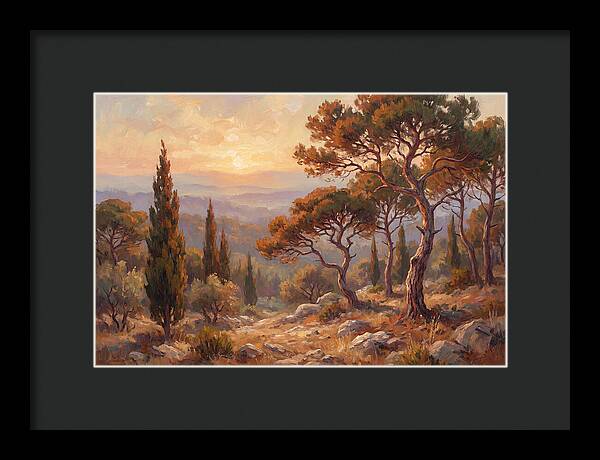 Mediterranean Coniferous Forest Sunset