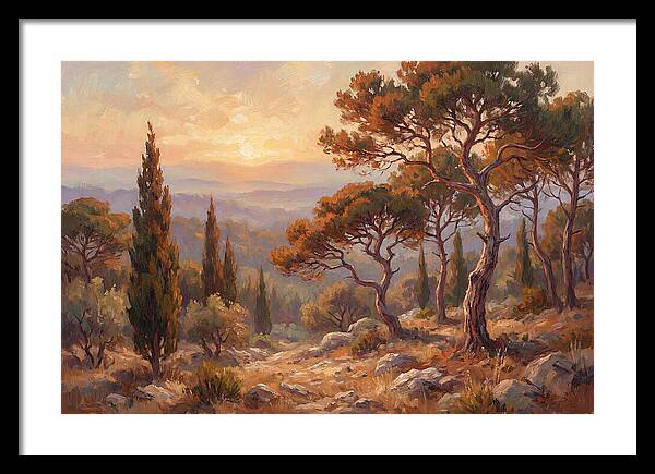 Mediterranean Coniferous Forest Sunset
