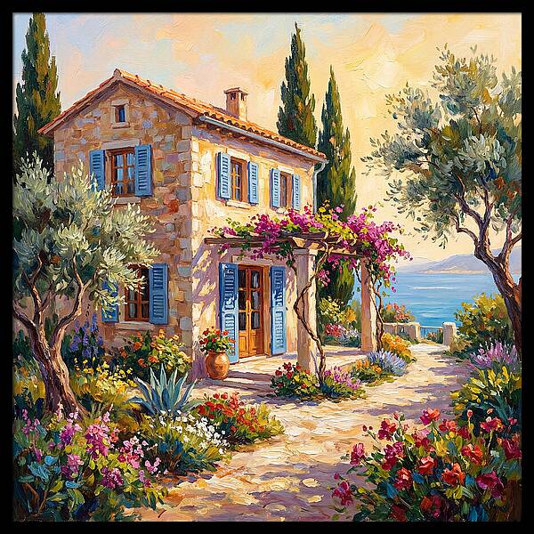 Mediterranean Cottage Serenity