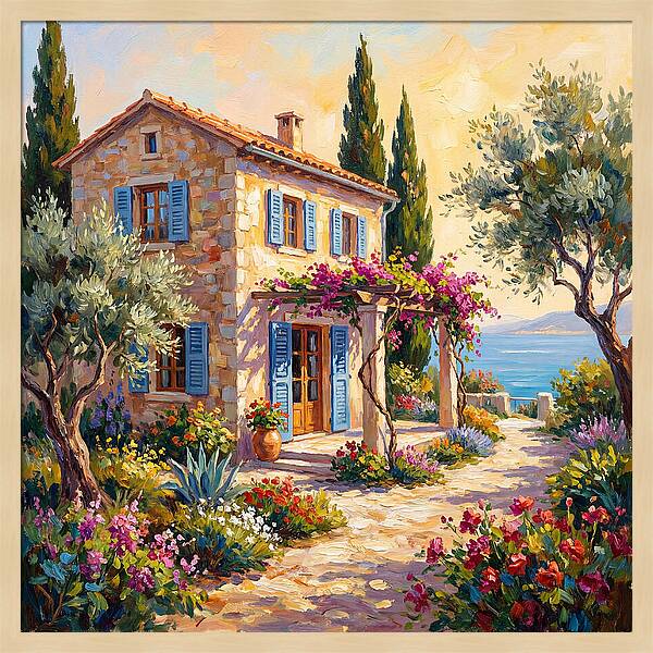 Mediterranean Cottage Serenity