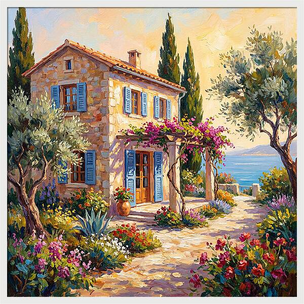 Mediterranean Cottage Serenity