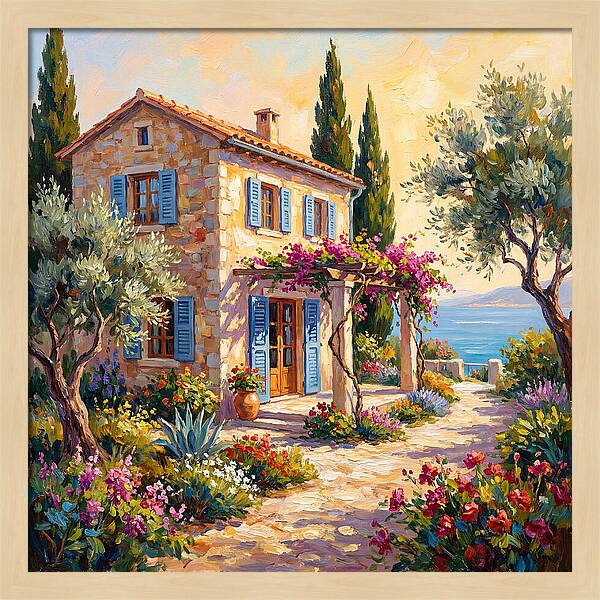 Mediterranean Cottage Serenity