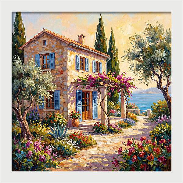 Mediterranean Cottage Serenity