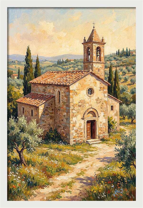 Mediterranean Country Church