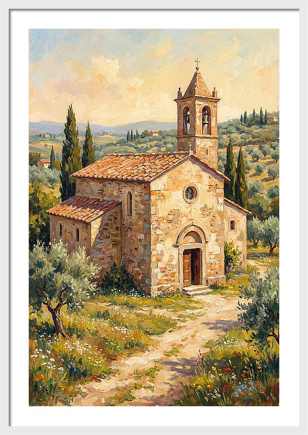 Mediterranean Country Church