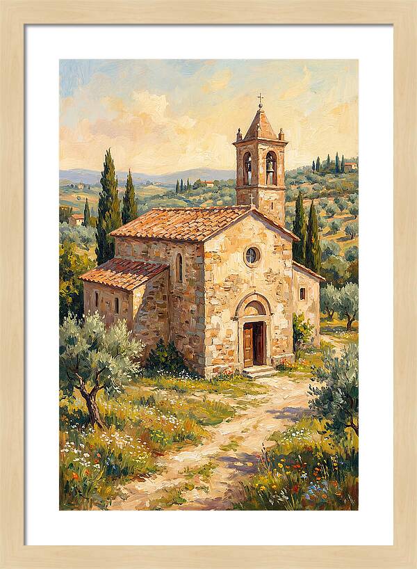 Mediterranean Country Church