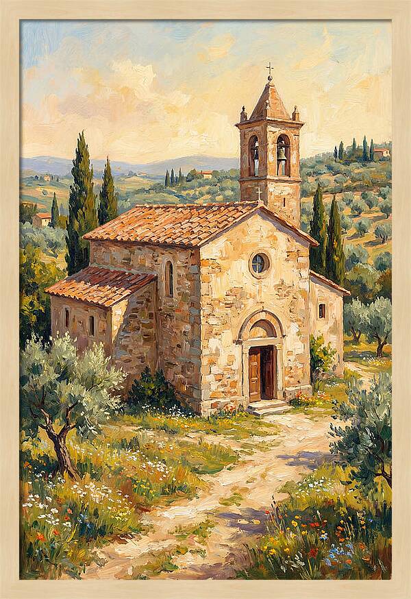Mediterranean Country Church