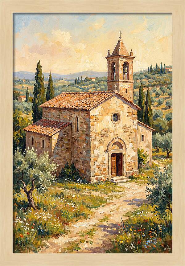Mediterranean Country Church