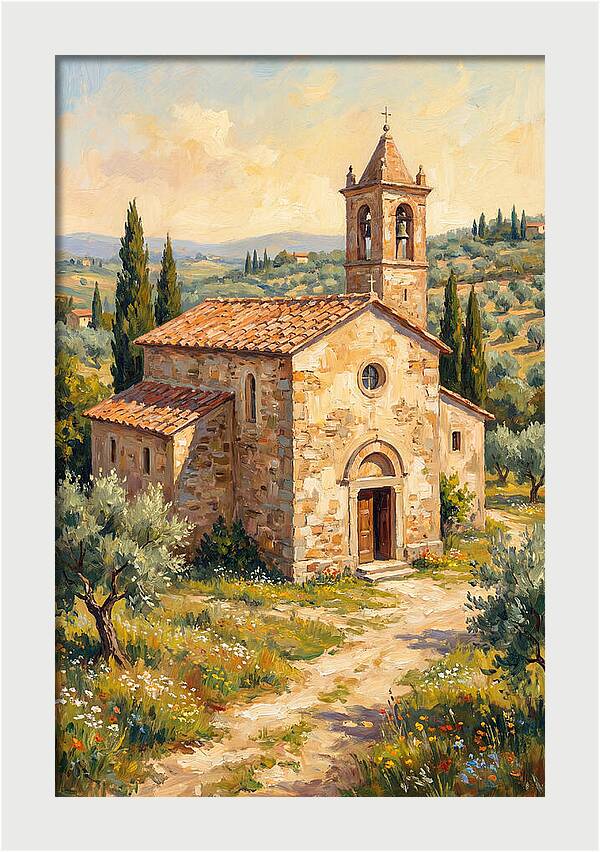 Mediterranean Country Church